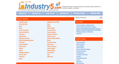 Desktop Screenshot of industry5.com