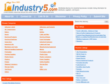 Tablet Screenshot of industry5.com